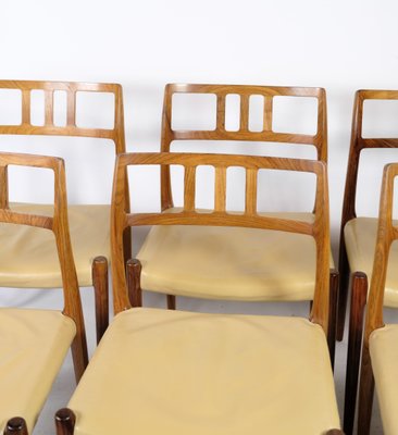 Rosewood Model 79 Dining Chairs by Niels O. Møller, 1960, Set of 6-UY-1441646