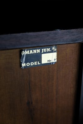 Rosewood Model 9 Display Case from Omann Jun, 1960s-UY-1441651