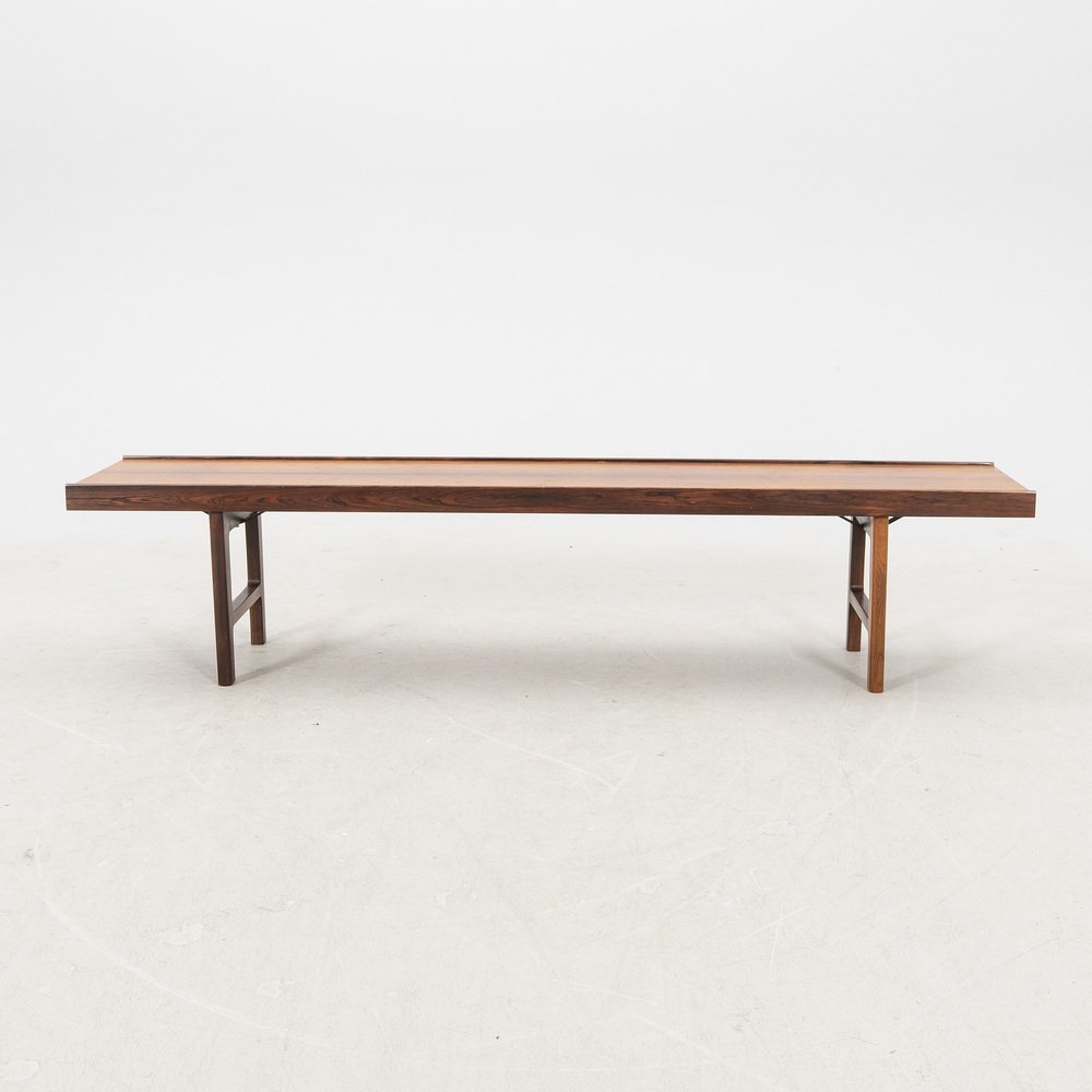 Rosewood Model Krobo Bench by Torbjørn Afdal for Bruksbo, Norway, 1960s