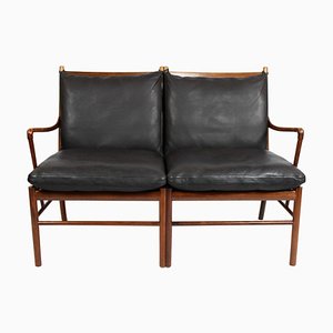 Rosewood Model OW149-2 Colonial 2-Seat Sofa by Ole Wanscher for P. Jeppesens Møbelfabrik, 1960s-UY-622997