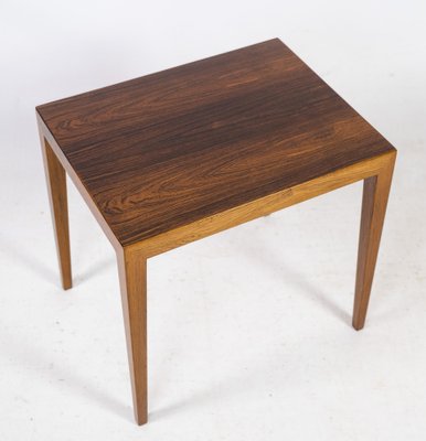 Rosewood Nesting Tables attributed to Severin Hansen for Haslev Møbelfabrik, 1960, Set of 3-UY-1446589