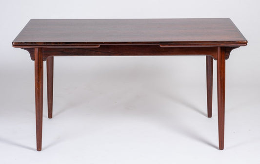 Rosewood No 54 Extendable Dining Table from Omann Jun, 1960s