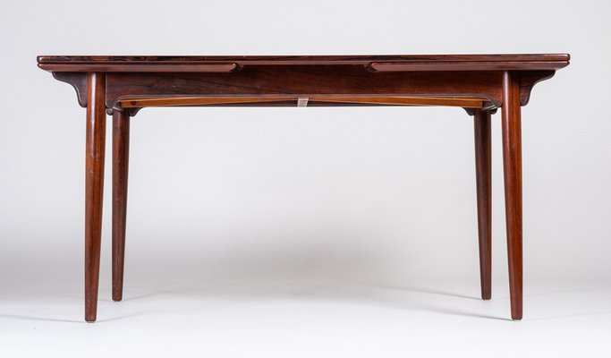 Rosewood No 54 Extendable Dining Table from Omann Jun, 1960s-ZGQ-1289900