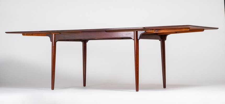 Rosewood No 54 Extendable Dining Table from Omann Jun, 1960s-ZGQ-1289900