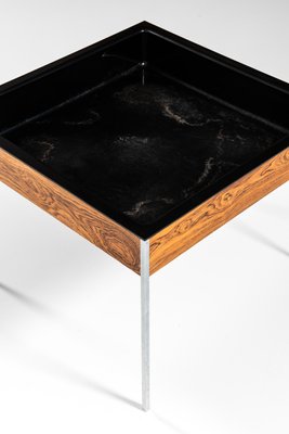 Rosewood Plant Stand by Uno & Östen Kristiansson for Luxus, Sweden, 1960s-SC-659119