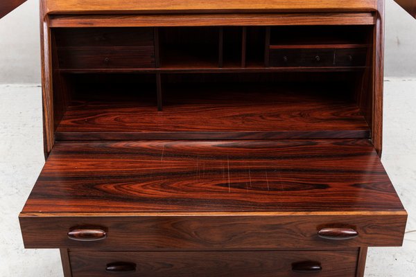 Rosewood Secretaire with Display Case from Dyrlund, 1960s-ZZH-685357