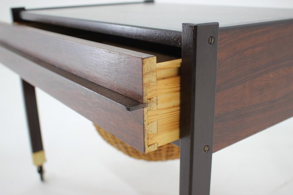 Rosewood Sewing Table, Denmark, 1960s-TZ-952782