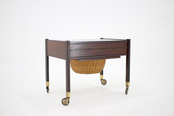 Rosewood Sewing Table, Denmark, 1960s-TZ-952782