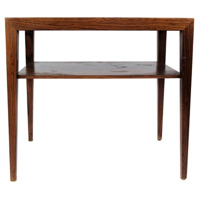 Rosewood Side Table by Severin Hansen for Haslev, 1960s-UY-1000741