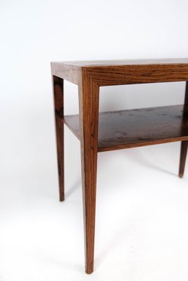 Rosewood Side Table by Severin Hansen for Haslev, 1960s-UY-1000741