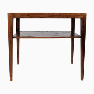 Rosewood Side Table by Severin Hansen for Haslev, 1960s-UY-1000741