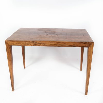 Rosewood Side Table by Severin Hansen for Haslev Furniture, 1960s-UY-1005728