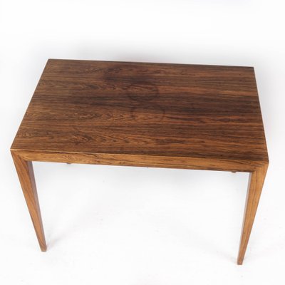 Rosewood Side Table by Severin Hansen for Haslev Furniture, 1960s-UY-1005728