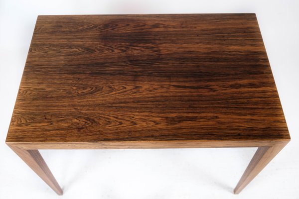 Rosewood Side Table by Severin Hansen for Haslev Furniture, 1960s-UY-1005728