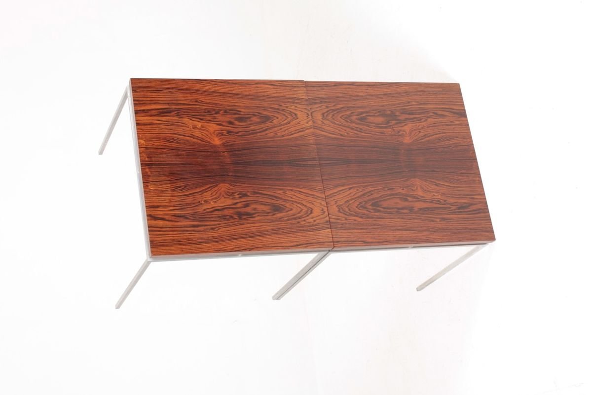 Rosewood Side Tables by Knud Joos for Jason Møbler, 1950s, Set of 2