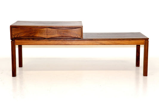 Rosewood Telephone Bench from Wards Ateljéer AB, Denmark, 1960s