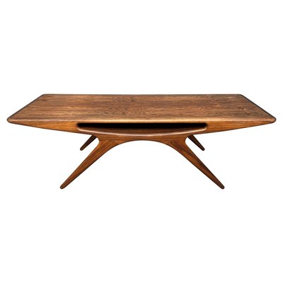 Rosewood The Smile Coffee Table by Johannes Andersen for CFC Silkeborg-MXB-1239946