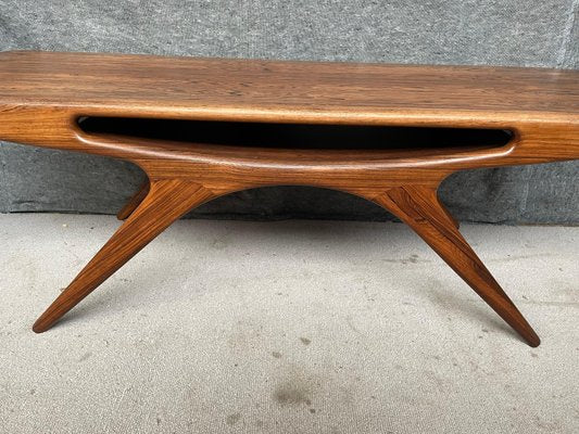 Rosewood The Smile Coffee Table by Johannes Andersen for CFC Silkeborg-MXB-1239946