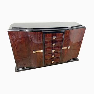 Rosewood Veneer and Chrome Fittings Sideboard, Paris, 1925-VMP-1382536