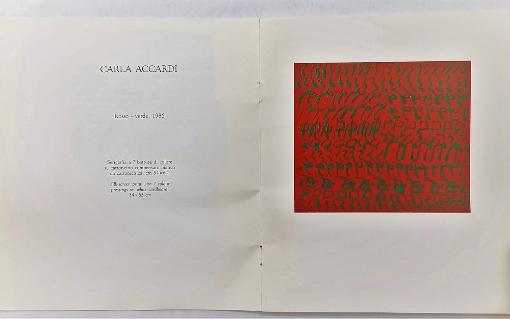 Rosso e verde 1986, 1986 Carla Accardi