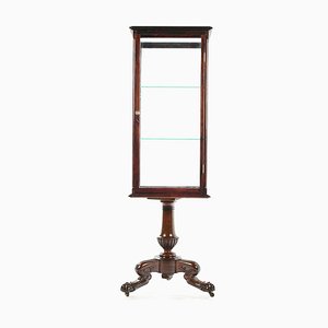 Rotating Vitrine in Mahogany and Oak-NQ-820725