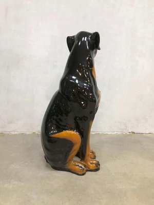 Rottweiler Dog Sculpture-BW-1261433