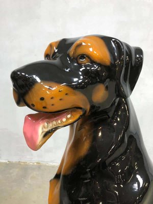 Rottweiler Dog Sculpture-BW-1261433