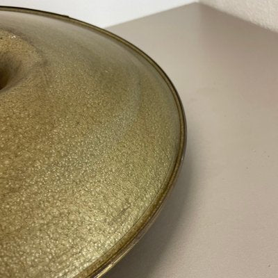 Round Brass Ceiling Light Flushmountby Gio Ponti, Italy 1950s-QZ-1772930