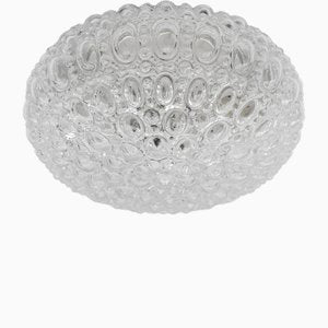 Round Bubble Glass Flush Mount Lamp by Helena Tynell, Germany, 1960s-KQB-1744336