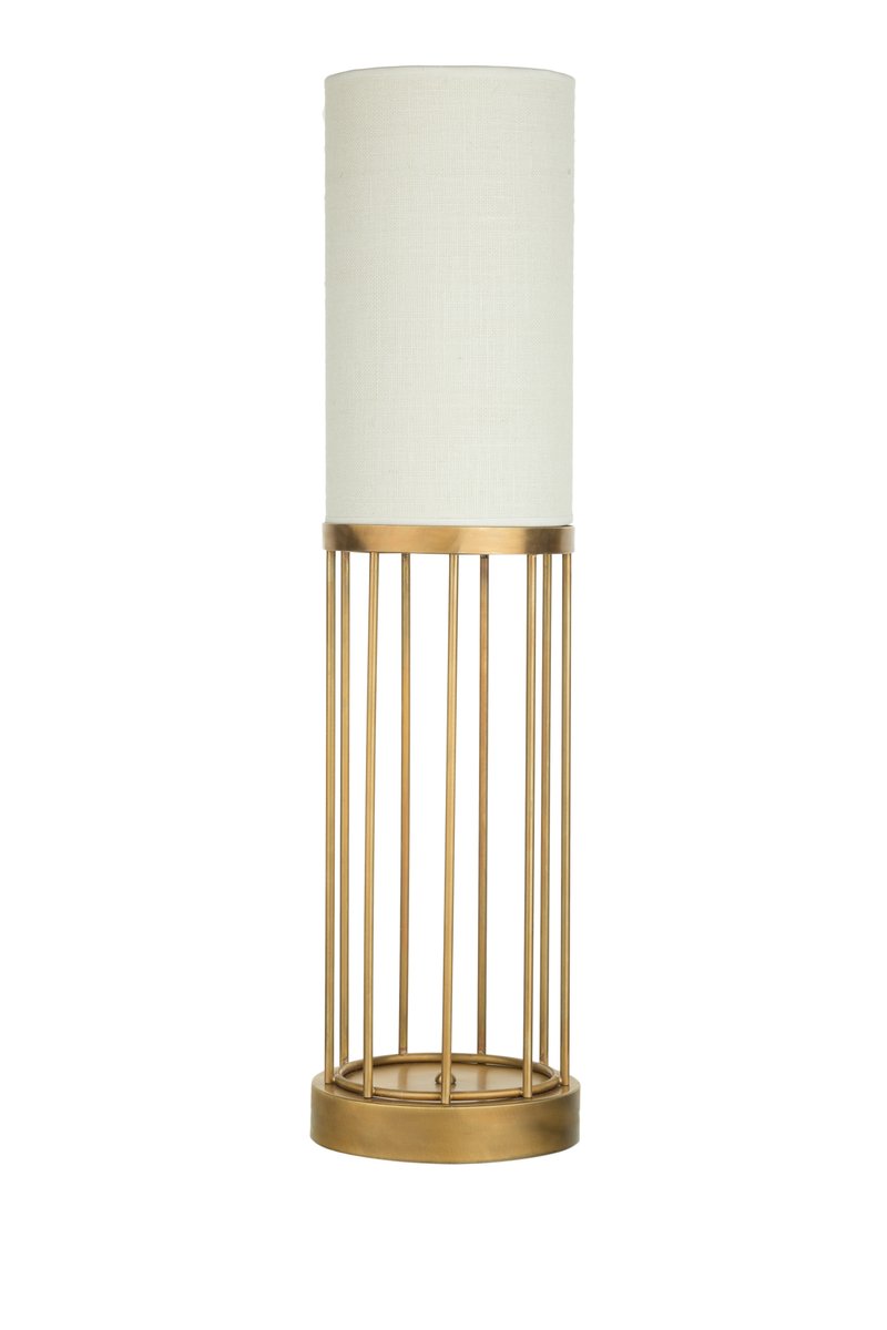 Round Cage Table Lamp by Niccolo de Ruvo for Brass Brothers