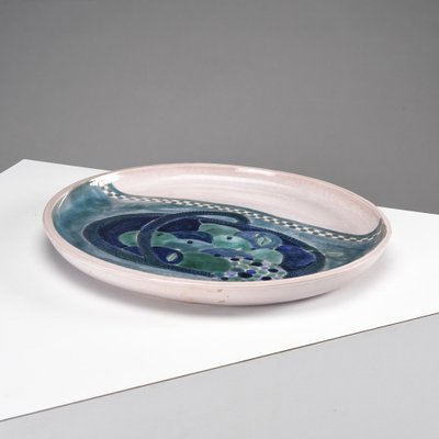 Round Ceramic Dish by Robert & Jean Cloutier, 1960s-GJR-1426402