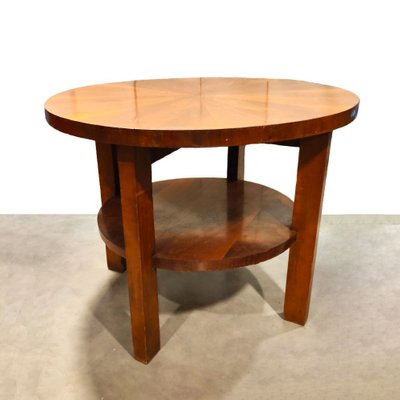 Round Coffee Table by Architetti Artigiani Anonimi, 1930s-TIT-693527