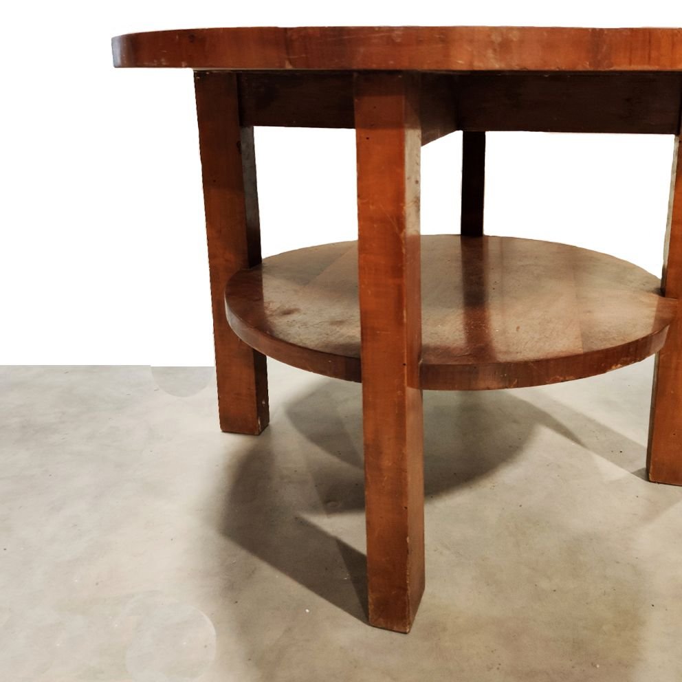 Round Coffee Table by Architetti Artigiani Anonimi, 1930s