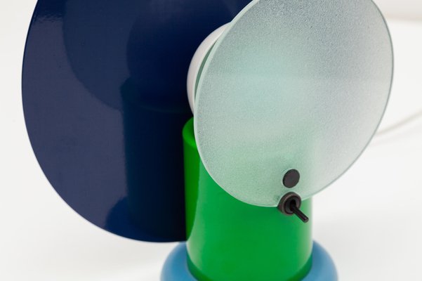 Round Desk Lamp by Michel De Lucchi for Bieffeplast, Italy, 1983-KL-980887