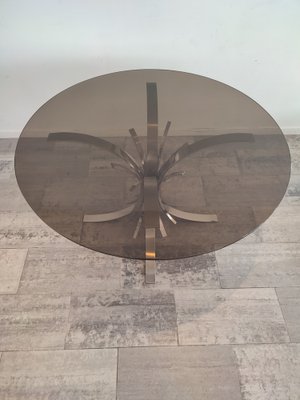 Round Dining Table by Maria Pergay, France, 1970s-WBX-1289946