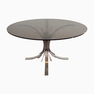 Round Dining Table by Maria Pergay, France, 1970s-WBX-1289946