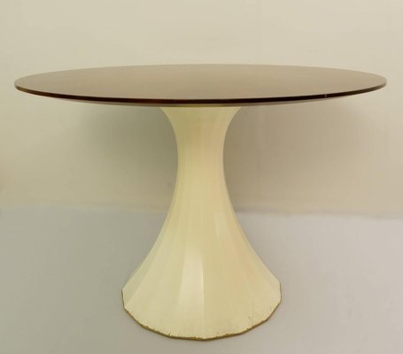 Round Dining Table with Star Veneered Top-FGA-922552