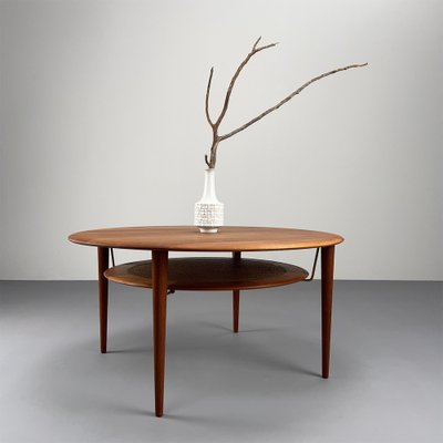 Round FD-515 Minerva Coffee Table in Teak by Peter Hvidt & Orla Molgaard Nielsen for France & Son, Denmark, 1960s-VQG-1806360