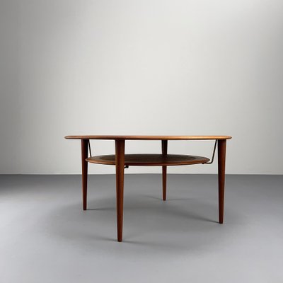 Round FD-515 Minerva Coffee Table in Teak by Peter Hvidt & Orla Molgaard Nielsen for France & Son, Denmark, 1960s-VQG-1806360