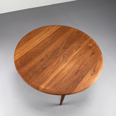 Round FD-515 Minerva Coffee Table in Teak by Peter Hvidt & Orla Molgaard Nielsen for France & Son, Denmark, 1960s-VQG-1806360