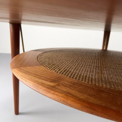 Round FD-515 Minerva Coffee Table in Teak by Peter Hvidt & Orla Molgaard Nielsen for France & Son, Denmark, 1960s-VQG-1806360