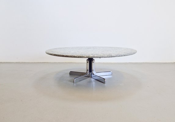 Round Granite Coffee Table by Ammannati & Vitelli for Bruno Brunati, 1970s-AXJ-1702239