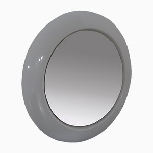 Round Illuminated Opal Glass Mirror, 1960s-RDW-776690