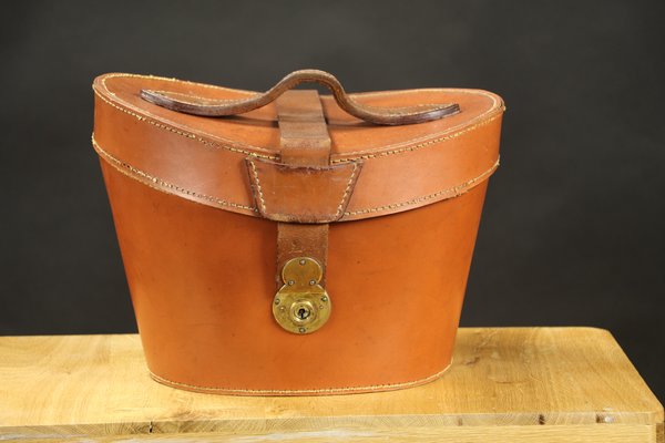 Round Leather Hat Trunk-EMZ-1220376