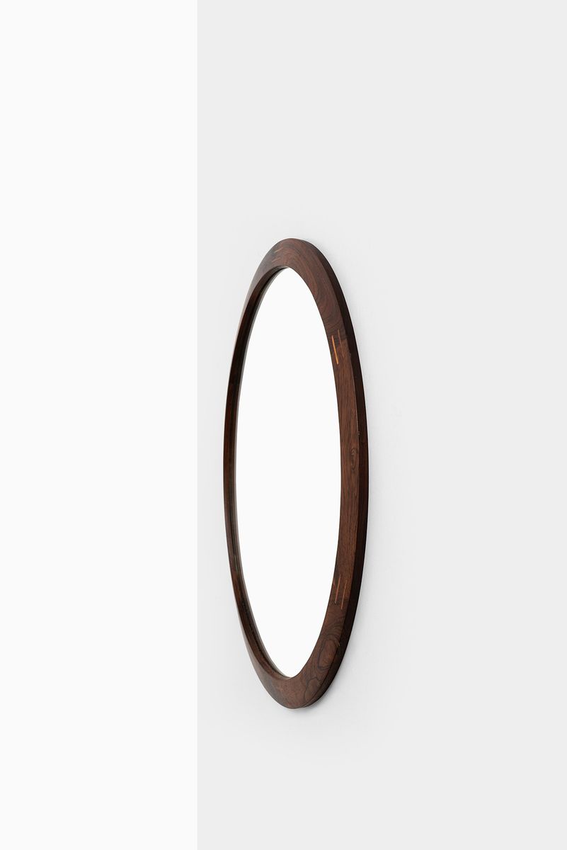 Round Mirror by Aksel Kjersgaard for Odder, 1950s