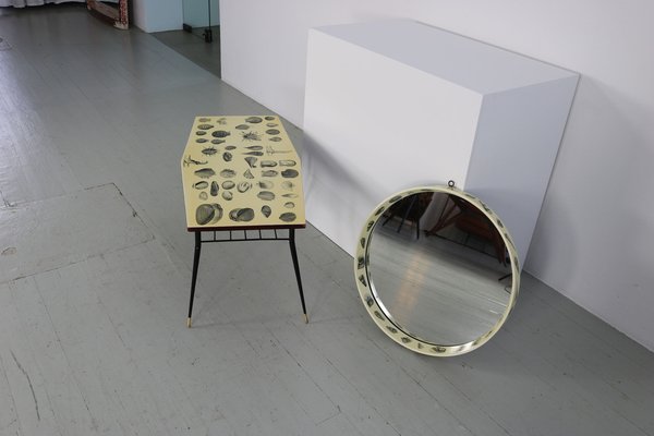 Round Mirror, Italy 1960s-AA-1755734