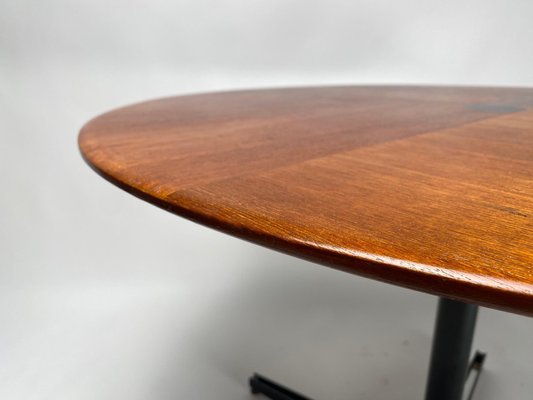 Round Mod. T41 Table in Rosewood attributed to Osvaldo Borsani for Tecno, Italy, 1958-KKZ-1814207