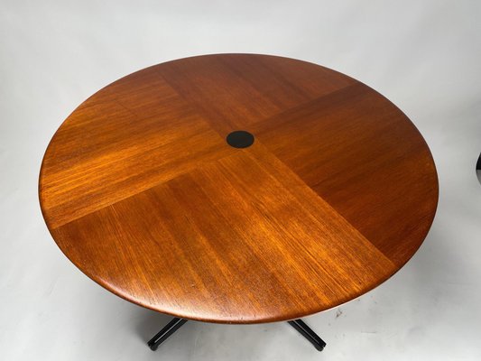 Round Mod. T41 Table in Rosewood attributed to Osvaldo Borsani for Tecno, Italy, 1958-KKZ-1814207