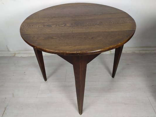 Round Oak Farm Table-EAD-1716645