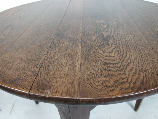 Round Oak Farm Table-EAD-1716645